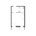 Планировка 1-комнатной квартиры, 29,2 м2