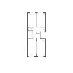 Планировка 4-комнатной квартиры, 75 м2
