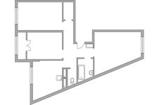 Планировка 3-комнатной квартиры, 69,28 м2