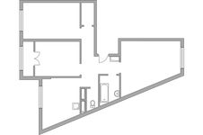 Планировка 3-комнатной квартиры, 69,28 м2