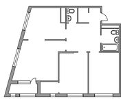 Планировка 3-комнатной квартиры, 76,5 м2