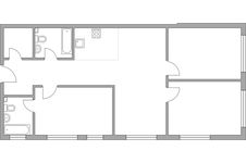 Планировка 4-комнатной квартиры, 86,1 м2