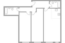 Планировка 3-комнатной квартиры, 103,2 м2