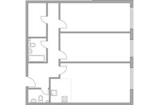 Планировка 3-комнатной квартиры, 99,4 м2