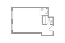 Планировка 1-комнатной квартиры, 31,7 м2