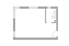 Планировка квартиры студии, 32 м2
