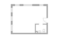 Планировка квартиры студии, 36,1 м2