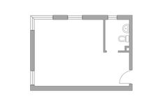 Планировка квартиры студии, 32 м2