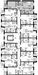Планировка 2-комнатной квартиры, 55,4 м2