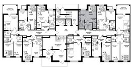 Планировка квартиры студии, 30,05 м2