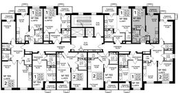 Планировка 1-комнатной квартиры, 32,09 м2
