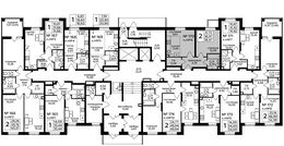 Планировка 1-комнатной квартиры, 33,44 м2
