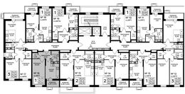 Планировка 1-комнатной квартиры, 34,35 м2