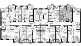 Планировка 1-комнатной квартиры, 34,5 м2
