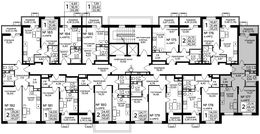 Планировка 2-комнатной квартиры, 50,17 м2
