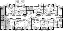 Планировка 2-комнатной квартиры, 61,07 м2