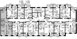 Планировка 2-комнатной квартиры, 60,89 м2