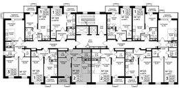 Планировка 2-комнатной квартиры, 44,35 м2