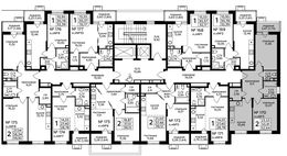Планировка 2-комнатной квартиры, 52,64 м2