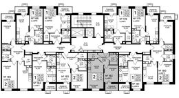 Планировка 2-комнатной квартиры, 38,66 м2