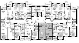 Планировка 2-комнатной квартиры, 38,66 м2