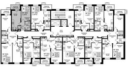 Планировка 1-комнатной квартиры, 31,85 м2