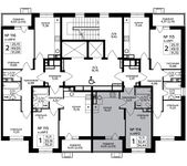 Планировка 1-комнатной квартиры, 34,44 м2