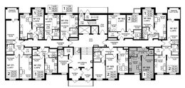 Планировка 1-комнатной квартиры, 34 м2