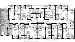 Планировка 2-комнатной квартиры, 54,92 м2