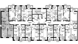 Планировка 2-комнатной квартиры, 54,63 м2