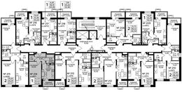 Планировка 1-комнатной квартиры, 34,66 м2
