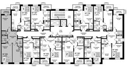 Планировка 2-комнатной квартиры, 59,76 м2