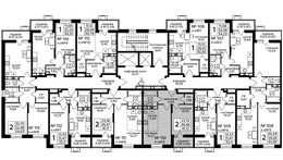 Планировка 2-комнатной квартиры, 41,12 м2