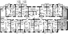 Планировка 2-комнатной квартиры, 50,17 м2