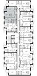 Планировка 2-комнатной квартиры, 60,5 м2