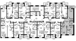 Планировка 2-комнатной квартиры, 52,34 м2