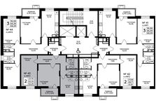 Планировка 2-комнатной квартиры, 52,25 м2