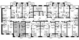Планировка 1-комнатной квартиры, 34,35 м2