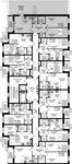 Планировка 3-комнатной квартиры, 77 м2
