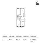Планировка 3-комнатной квартиры, 81,1 м2