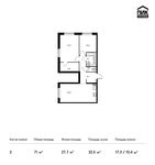 Планировка 2-комнатной квартиры, 71 м2