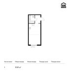 Планировка квартиры студии, 31,01 м2