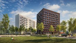 Планировка квартиры студии, 27,73 м2