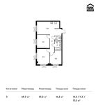 Планировка 3-комнатной квартиры, 68,3 м2