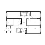 Планировка 5-комнатной квартиры, 135,8 м2