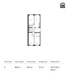Планировка 3-комнатной квартиры, 80,9 м2