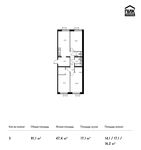 Планировка 3-комнатной квартиры, 81,1 м2