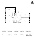 Планировка 4-комнатной квартиры, 106,3 м2