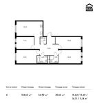 Планировка 4-комнатной квартиры, 104,62 м2
