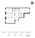 Планировка 3-комнатной квартиры, 104 м2